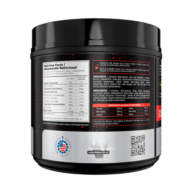 Vitanas Dylator Pre-Workout