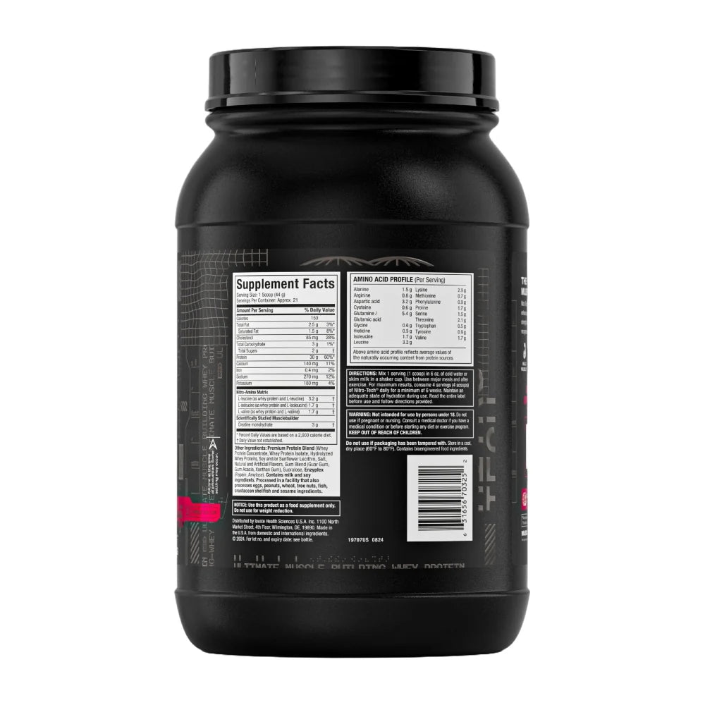 MuscleTech Nitro-Tech Whey Protein